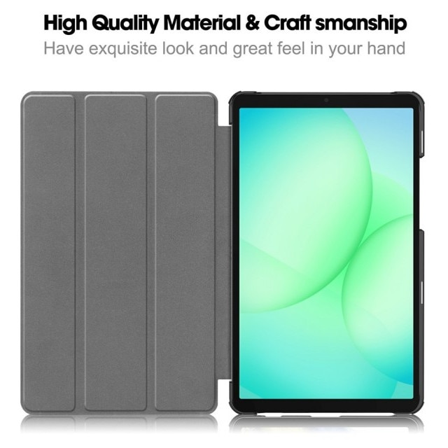 Husa Upzz® Tech FoldPro Pentru Samsung Galaxy Tab A11, 8,7 inch, Functie Stand, Inchidere Magnetica, Negru