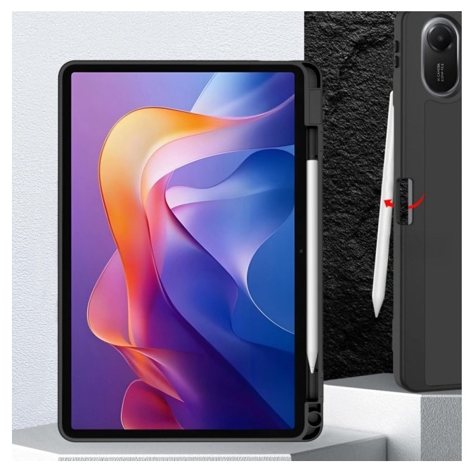 Husa Upzz® Tech Flex Pentru Samsung Galaxy Tab A11, 8,7 inch, Functie Stand, Inchidere Magnetica, Sky Blue