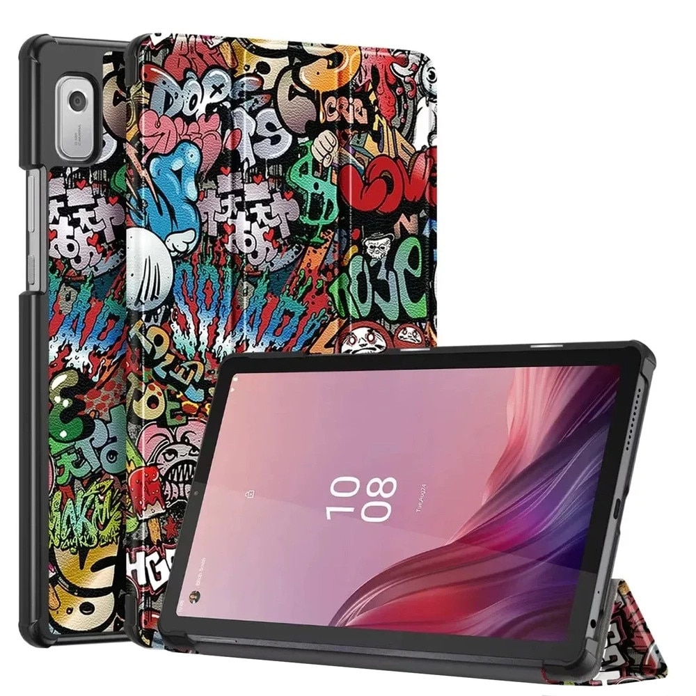 Husa tableta Strado pentru Lenovo Tab M9 2023 TB310, multicolor, cu functie de suport, 9"