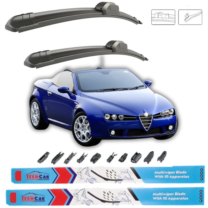 Stergatoare Alfa Romeo Spider (939) 2006-2010 – Set Fata