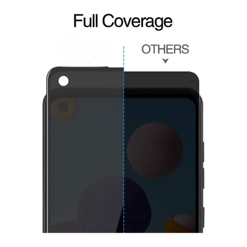 Folie Protectie Ecran Privacy, Sticla Securizata, Negru, pentru Huawei P40 Lite