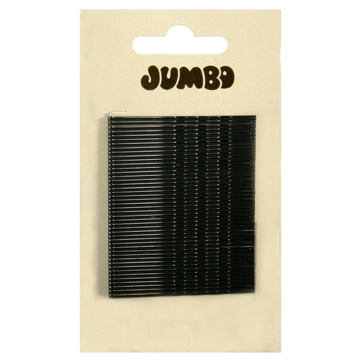 Agrafe de Par Negre 7cm - 50buc