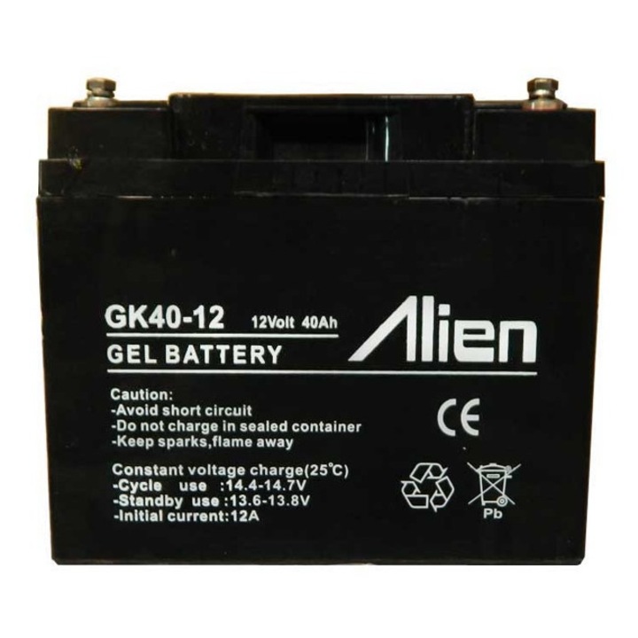 Gél akkumulátor 12V 40A Alien