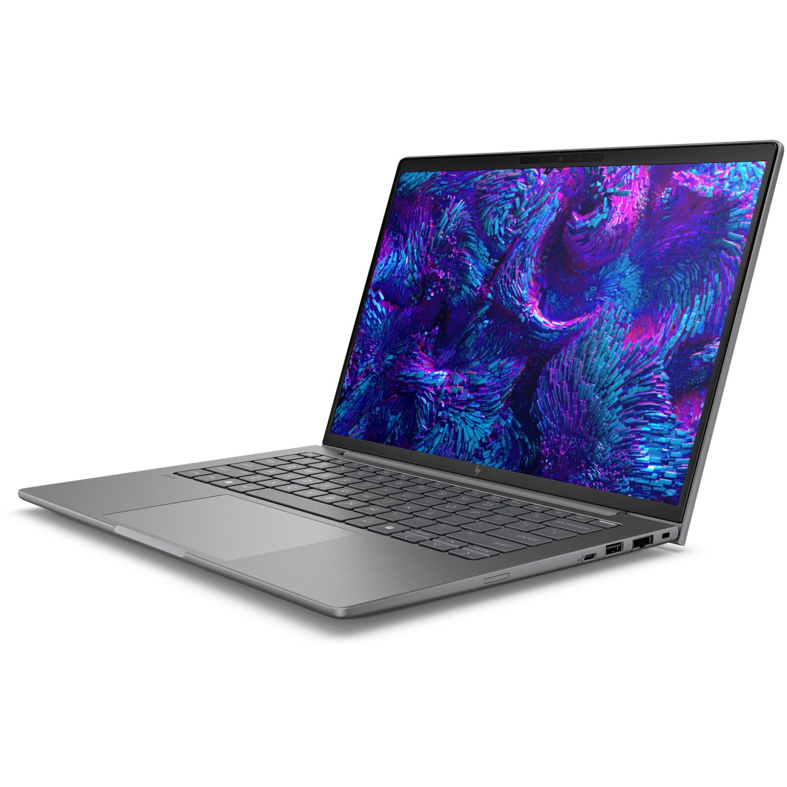 Laptop HP ZBook 8 G1i, 14" WUXGA, Intel® Core™ Ultra 7 255H pana la 5.1 GHz, 16 GB RAM DDR5 6400, 512 GB SSD, NVIDIA® RTX 500 Ada 4 GB, Windows 11 Pro, Meteor Silver 512 GB