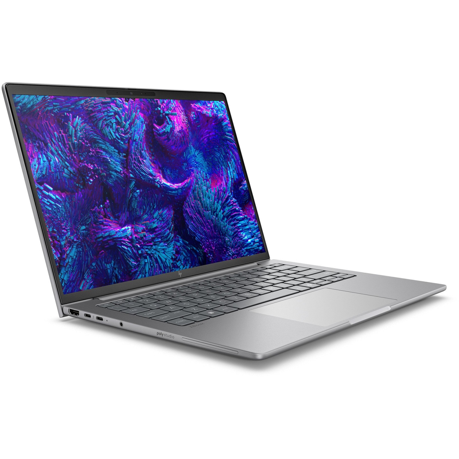 Laptop HP ZBook 8 G1i, 14" WUXGA, Intel® Core™ Ultra 7 255H pana la 5.1 GHz, 16 GB RAM DDR5 6400, 512 GB SSD, NVIDIA® RTX 500 Ada 4 GB, Windows 11 Pro, Meteor Silver 512 GB