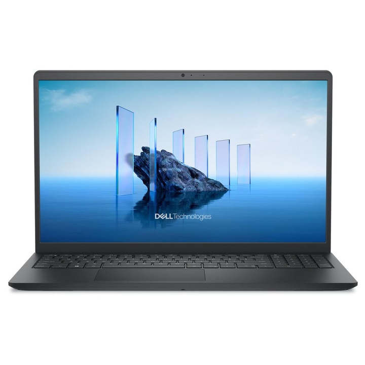 Laptop DELL Pro 15, 15.6" Full HD, Intel® Core™ i5 1334U pana la 4.6 GHz, 8 GB RAM DDR5, 512 GB SSD, Intel® UHD Graphics, Windows 11 Pro, Carbon Black 512 GB