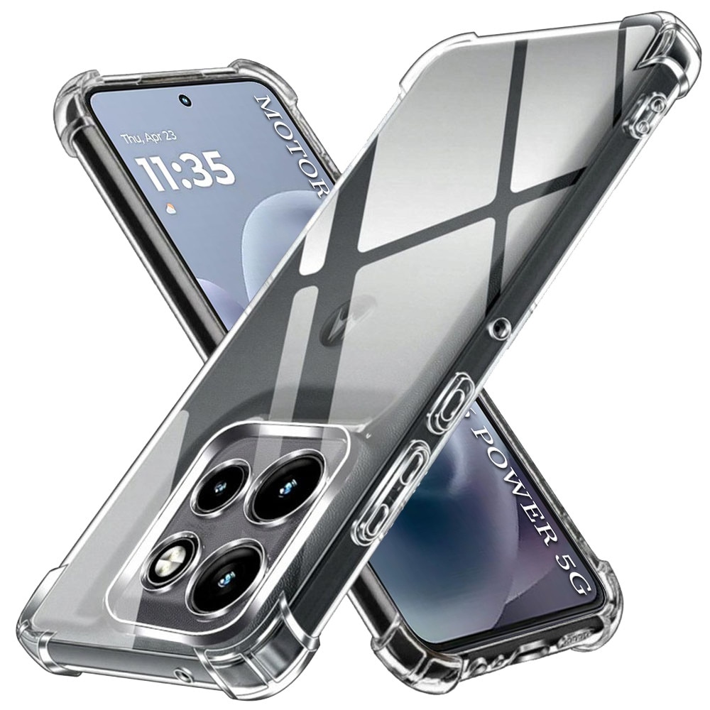 Husa antisoc pentru Motorola Moto G86 Power, Accesorio Shockproof Silicone, Transparenta