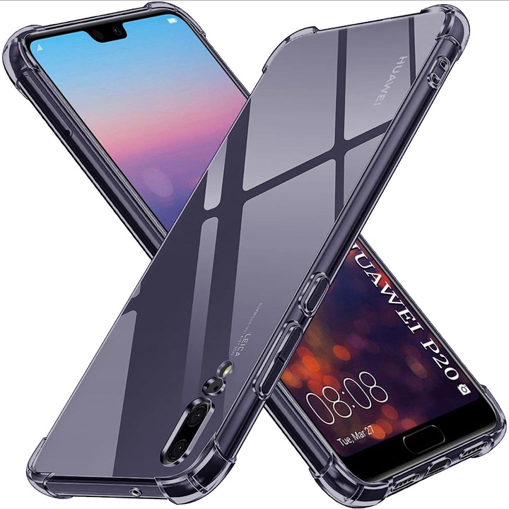 Carcasa de protectie pentru Huawei P20, fumuriu