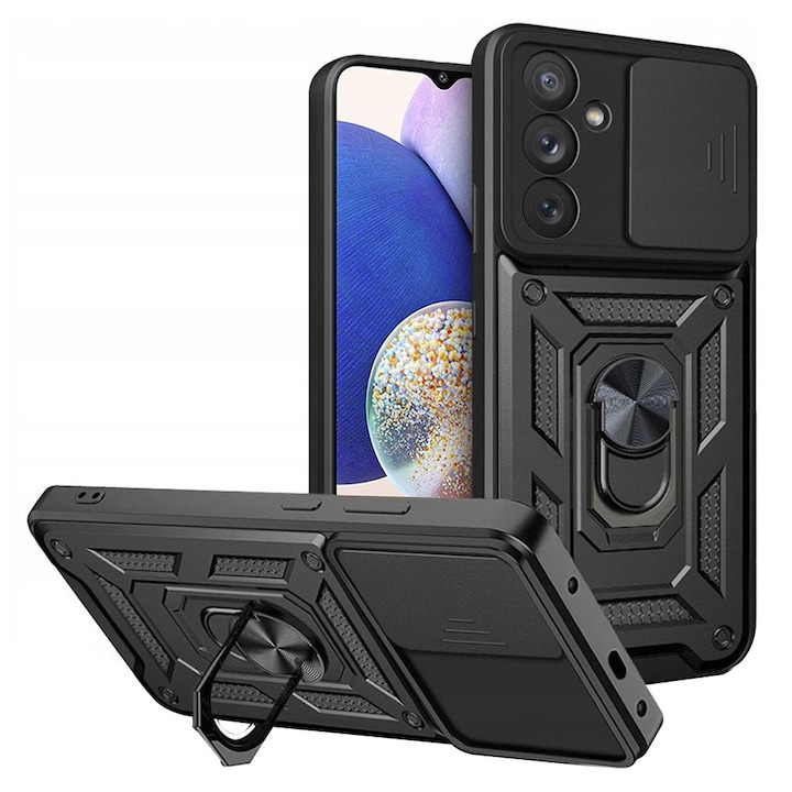 Husă Innova Camshield - Samsung Galaxy A14 4G/A14 5G - Negru