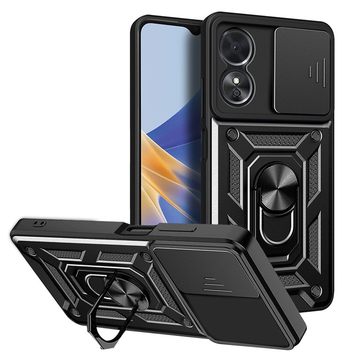 Carcasa de protectie pentru Oppo A17, negru