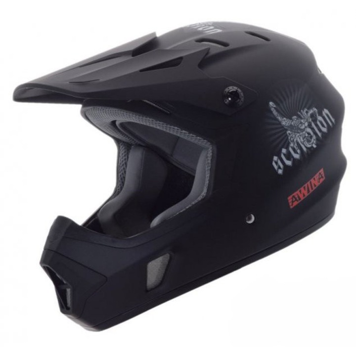 Casca Downhill AWINA by MOON BMX, marime M, negru mat