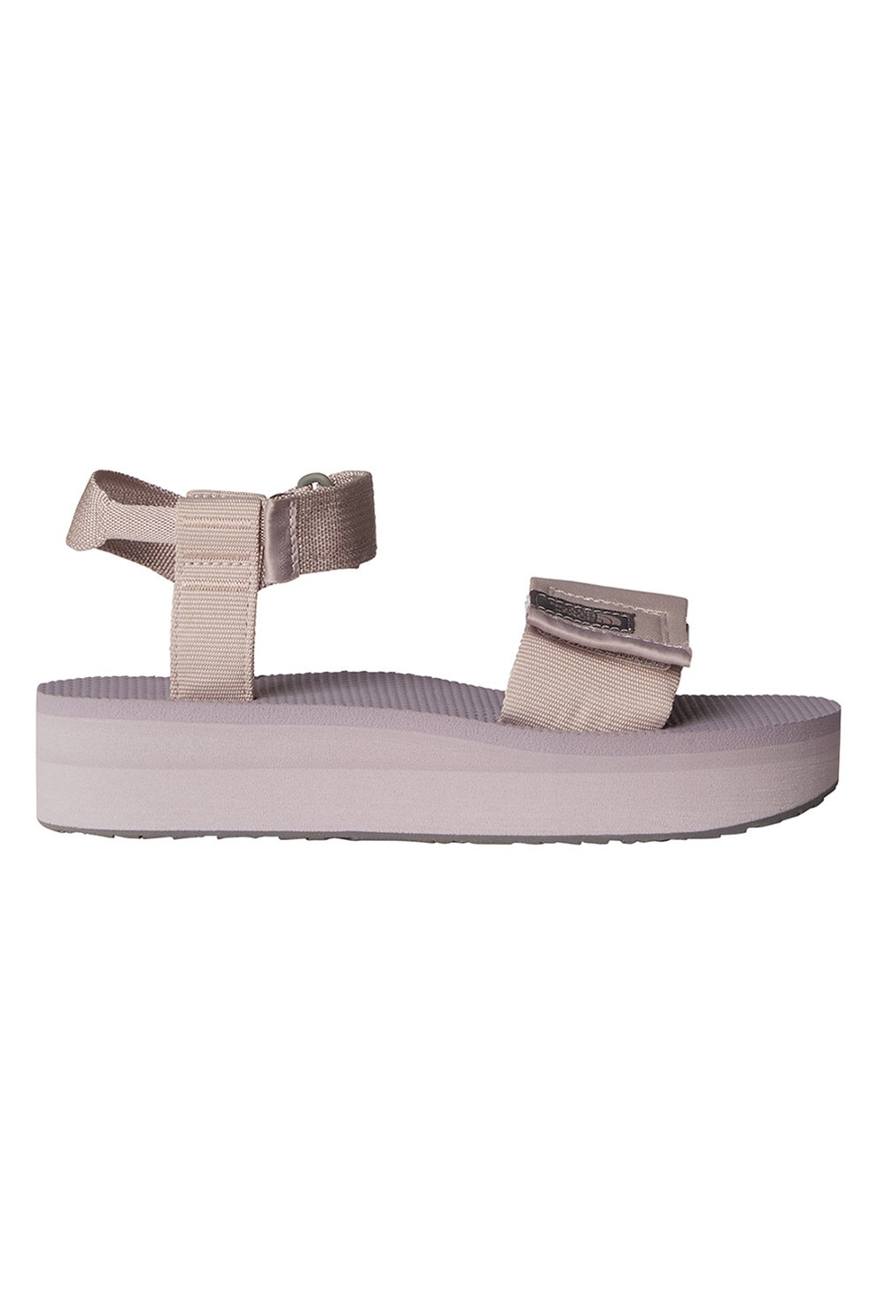 The North Face, Sandale cu talpa flatform si barete cu inchidere velcro Skeena, Bej, Liliac prafuit, 7