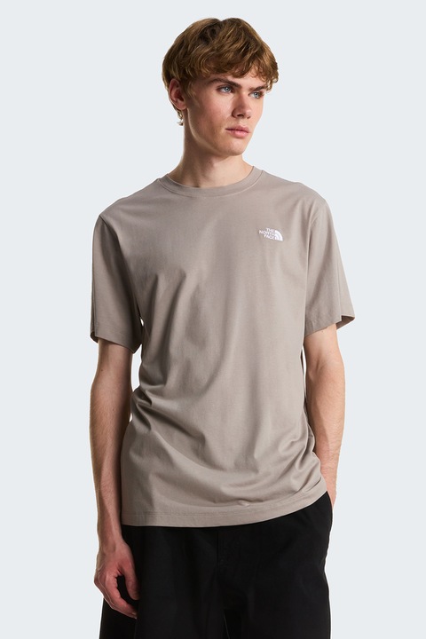 The North Face, Tricou cu detaliu logo Evolution, Maro taupe