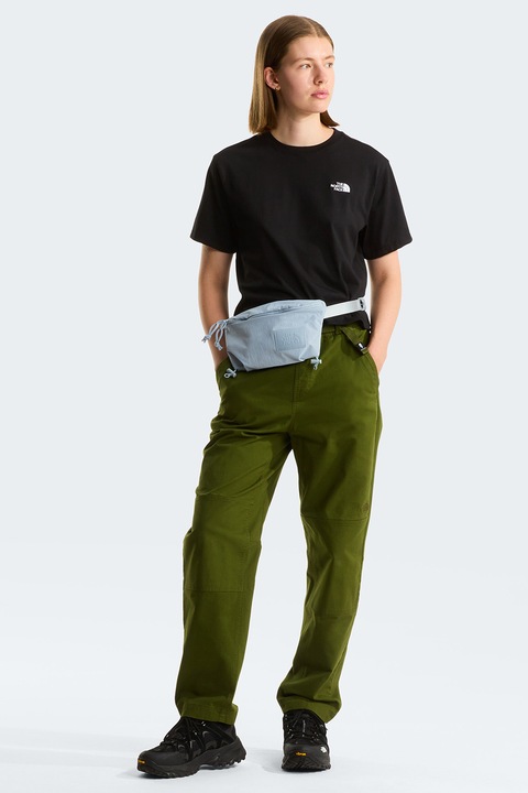 The North Face, Tricou crop cu logo Evolution Dome, Negru