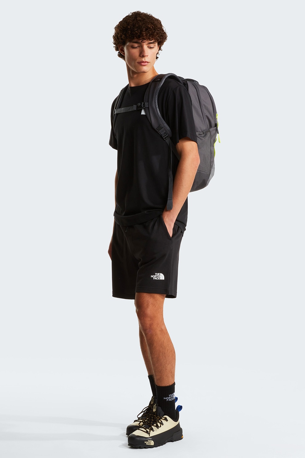 The North Face, Tricou regular fit Evolution, Alb, Negru, M