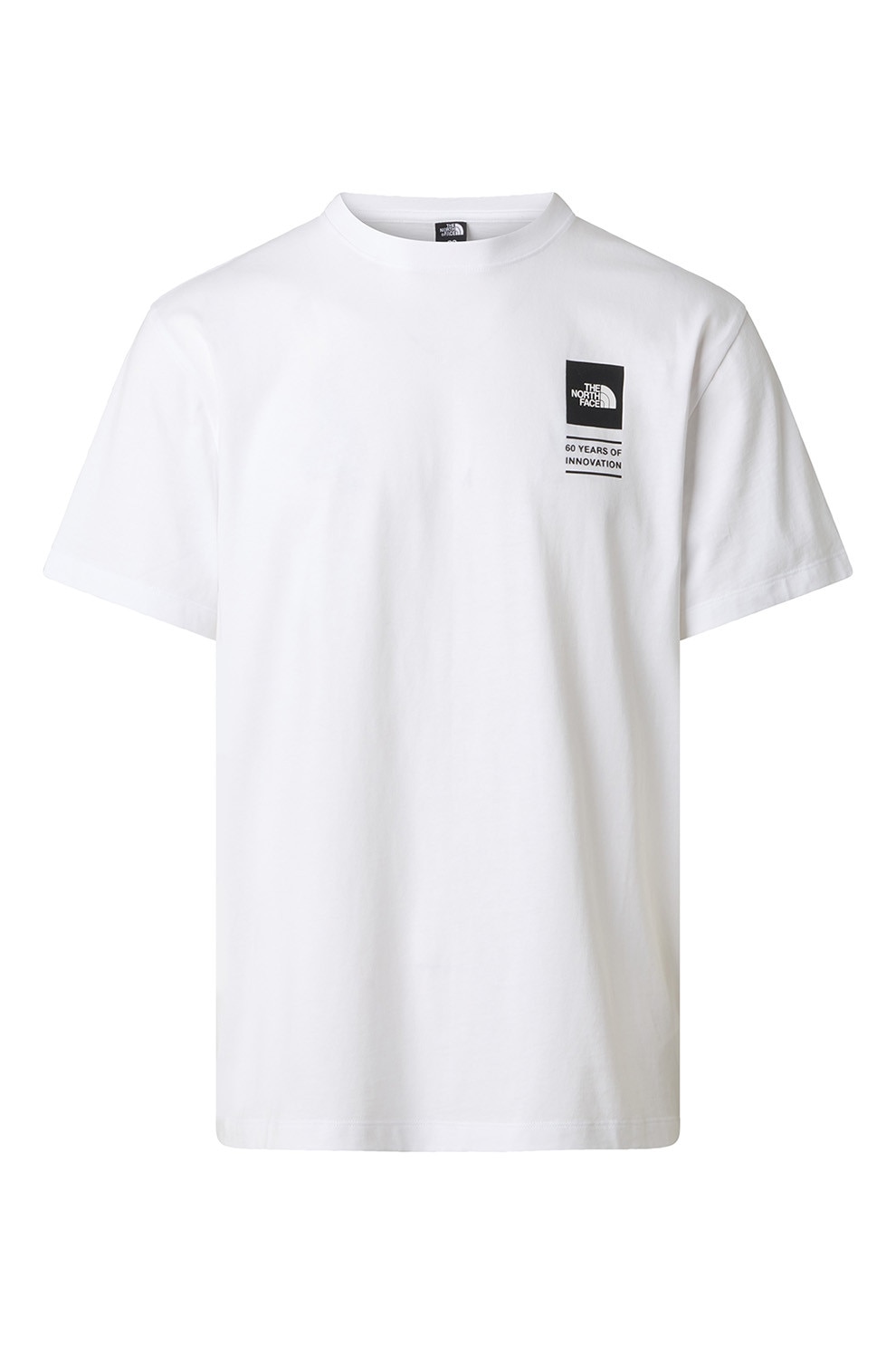 The North Face, Tricou din bumbac cu imprimeu pe partea din spate Icon, Verde, Galben, Violet, Albastru, Alb optic, 2XL