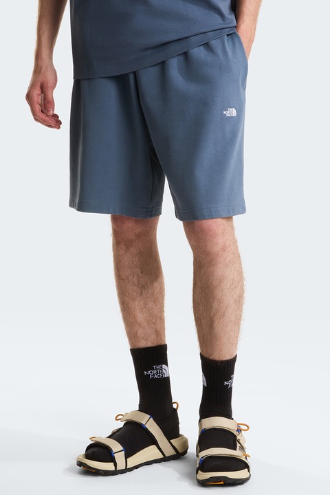 The North Face, Pantaloni scurti lejeri din bumbac Essential, Albastru prafuit/Alb optic