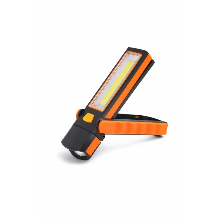 Lampa LED cu baterii COB 3W cu magnet si agatatoare