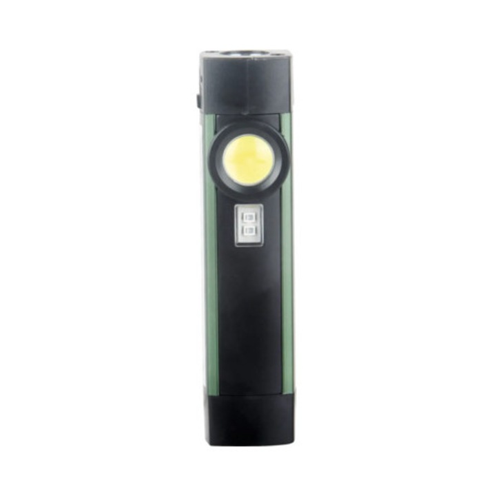 Lampa de lucru Verpackungsdesign COB SMD 200+50 lumeni 6500K, cu acumulator Li-Ion 1200mAh