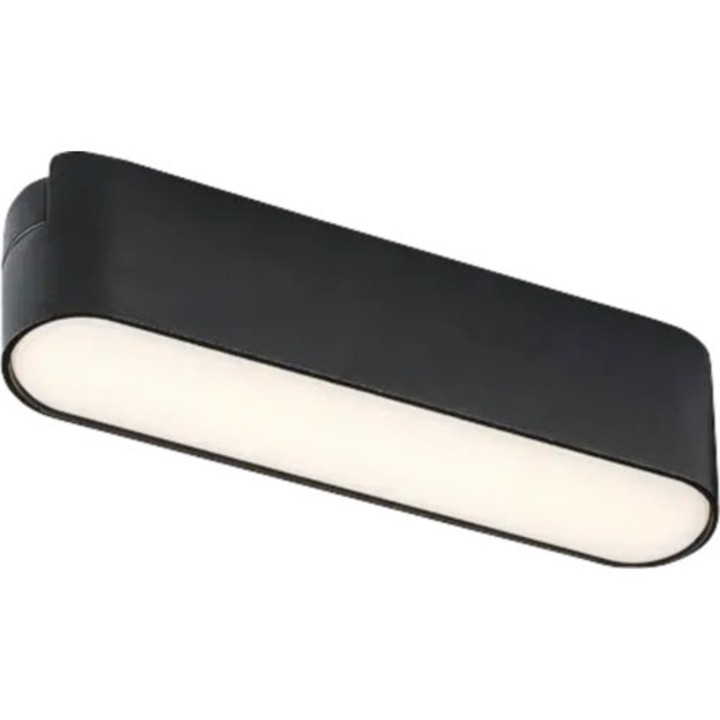 Spot cu LED integrat LiTrack Line 6W 630 lumeni, negru