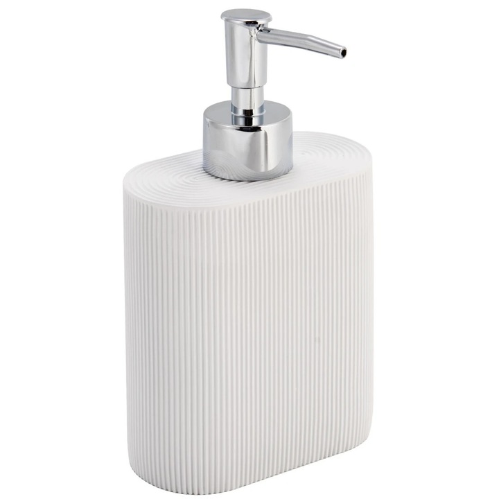 Dozator sapun lichid Kadda Lines BPO-4311A, 0.25 L, polirasina, alb