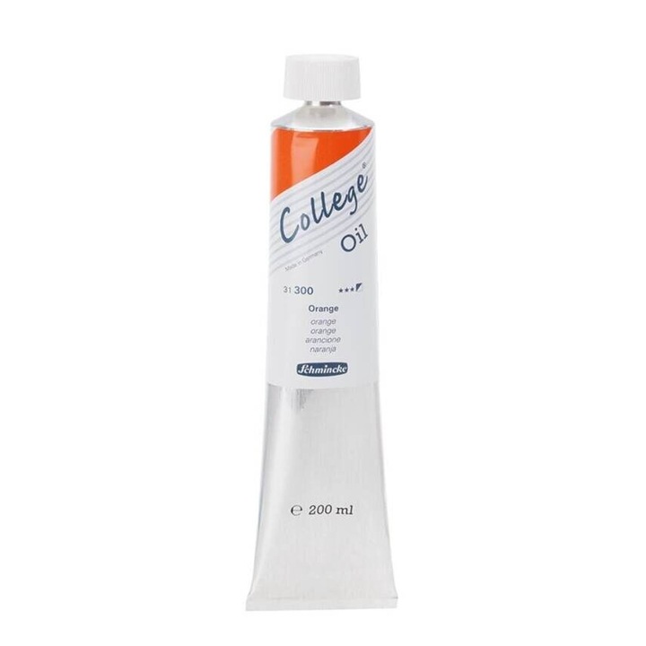 Culoare ulei College 200 ml - Schmincke, 31300015 Orange 200 ml - College