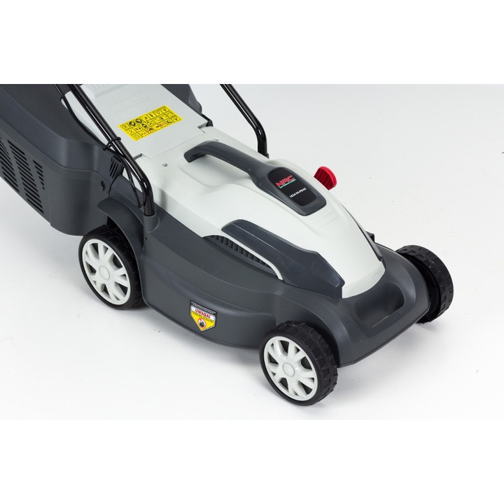 Косачка за трева, 1400W, 34см, 6 степени на височина, 35л, пластмаса, NAC