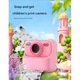 Детска моментална камера, 1080p HD, моментален печат, интерактивни игри, 2.4 инча, комплект с 34GB SD карта