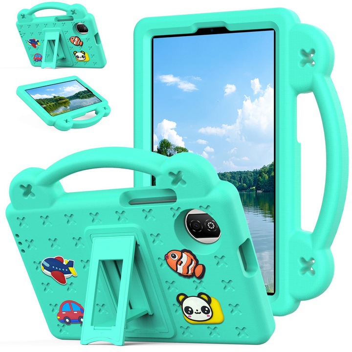 Rajzfilm ütésálló tok állvánnyal Honor Pad X7 8.7"-hez - védőtok gyerekeknek