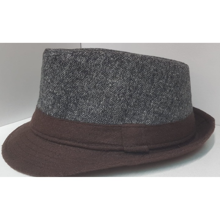 Pălării din fetru pentru bărbați, set de 10 bucăți, model cu bor mic, mărimi universale, multicolor