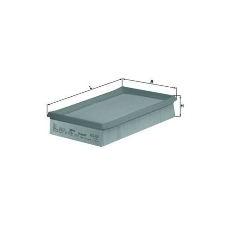 Въздушен филтър Knecht LX737 за Opel Agila A (2000-2007) и Suzuki Wagon R+ (2000-2008)