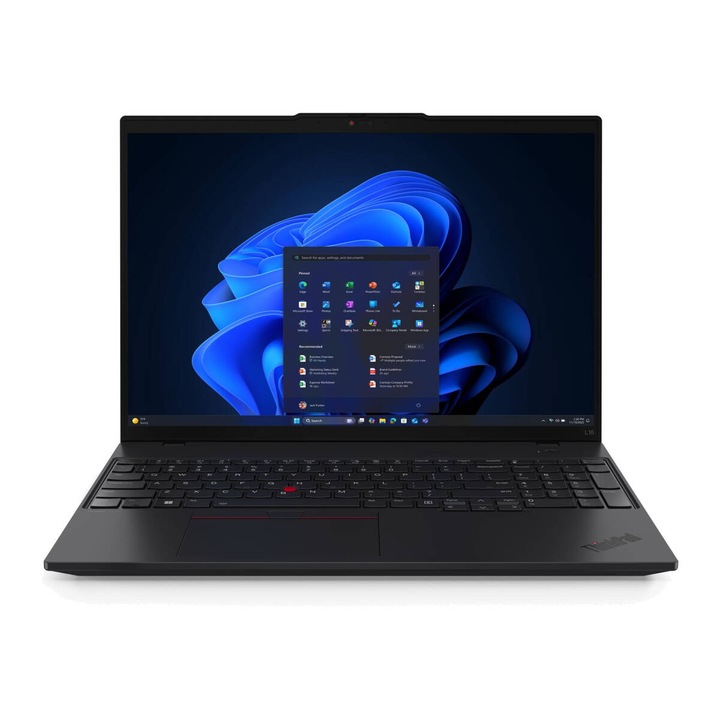 Laptop Lenovo ThinkPad L16 G2 WUXGA 16 hüvelykes AMD Ryzen 5 Pro 215 16GB 512GB SSD Windows 11 Pro Fekete