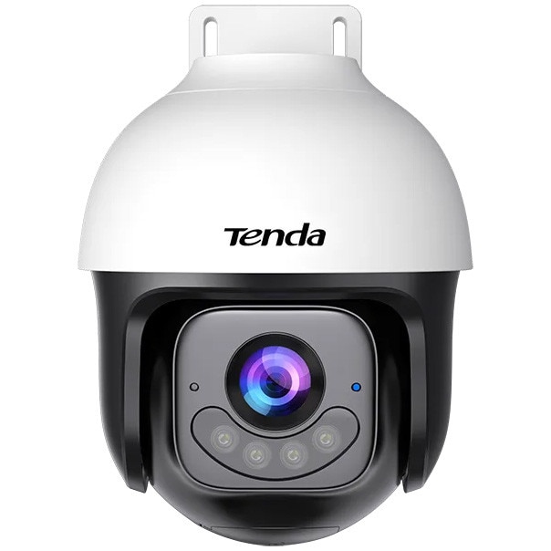 Camera IP Exterior Tenda CH7, Pan&Tilt, 5MP, 3K, Wi-Fi6, Detectie AI oameni si masini, Full-Color, 360°, H265, ONVIF, IP65, Amazon Alexa, LAN RJ45 10/100Mbps, Suporta NVR, SD< 512G