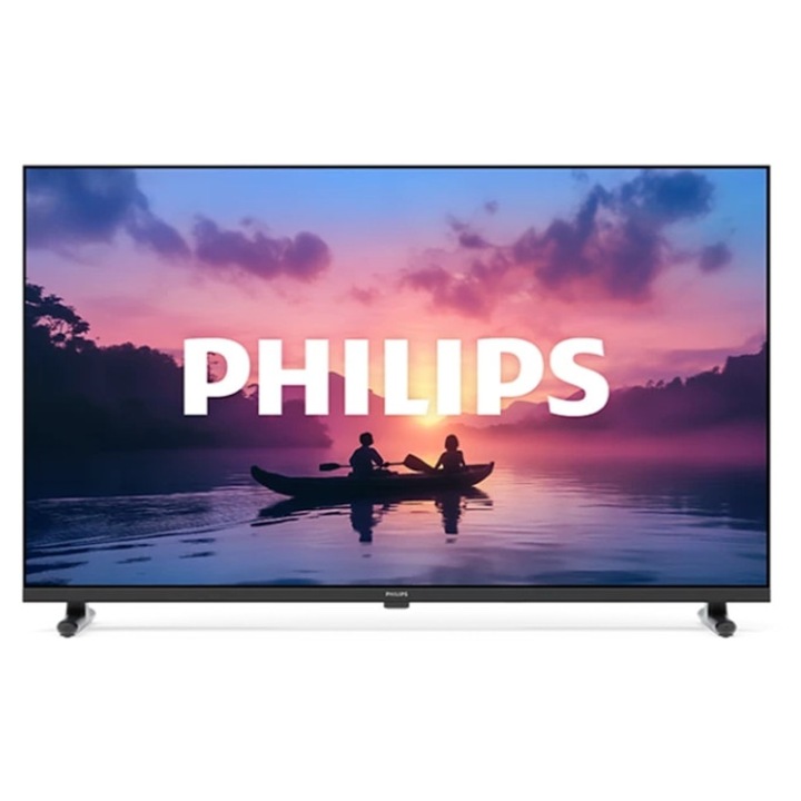 Телевизор Philips, 32", HD, 1366x768p, Smart TV, Черен