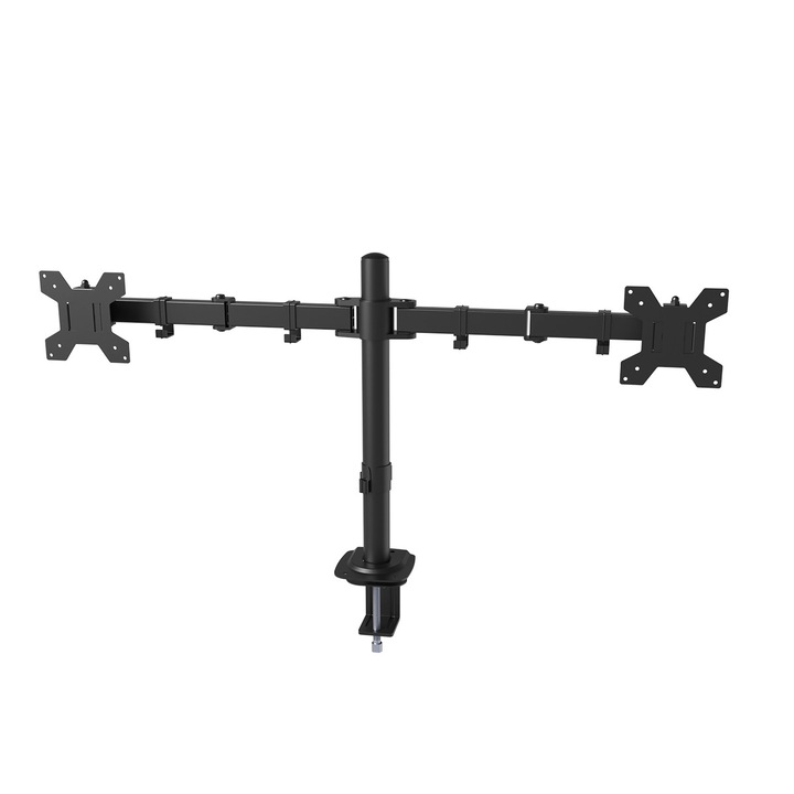 TodyJeyHo asztali tartó 2 monitorhoz, 33-68 cm, max. 8 kg súly, állítható, fém