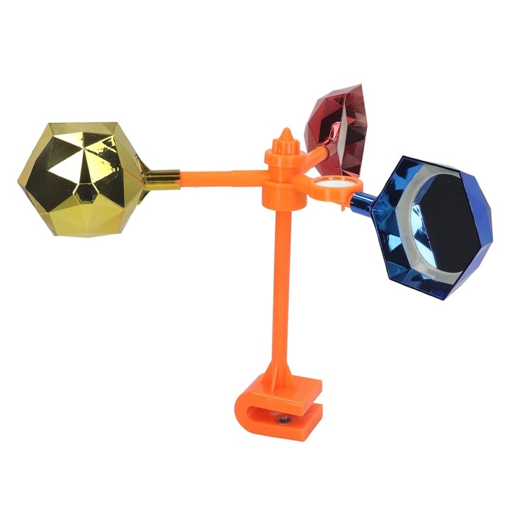 Unela pentru Respingerea Pasarilor, Dispozitiv Rotativ cu Lumina 360° Actionat de Vant, Pentru Livezi, Campuri, Aeroporturi