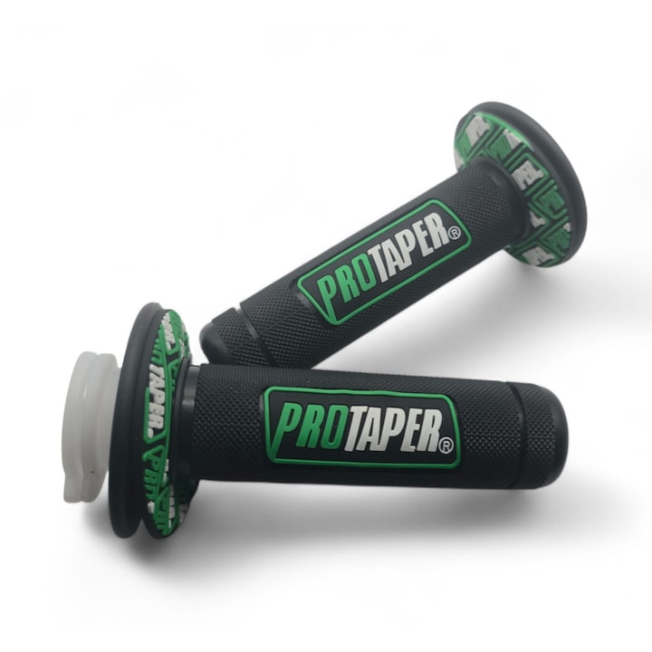 Mansoane acceleratie Moto Pro Taper, set 2 bucati, cu suport de cablu, negru