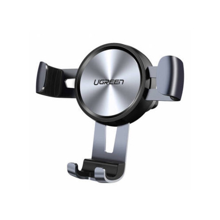 Suport Auto UGREEN, universal, gri, pentru telefoane 4.7inch - 6.5inch, montare cu cleme