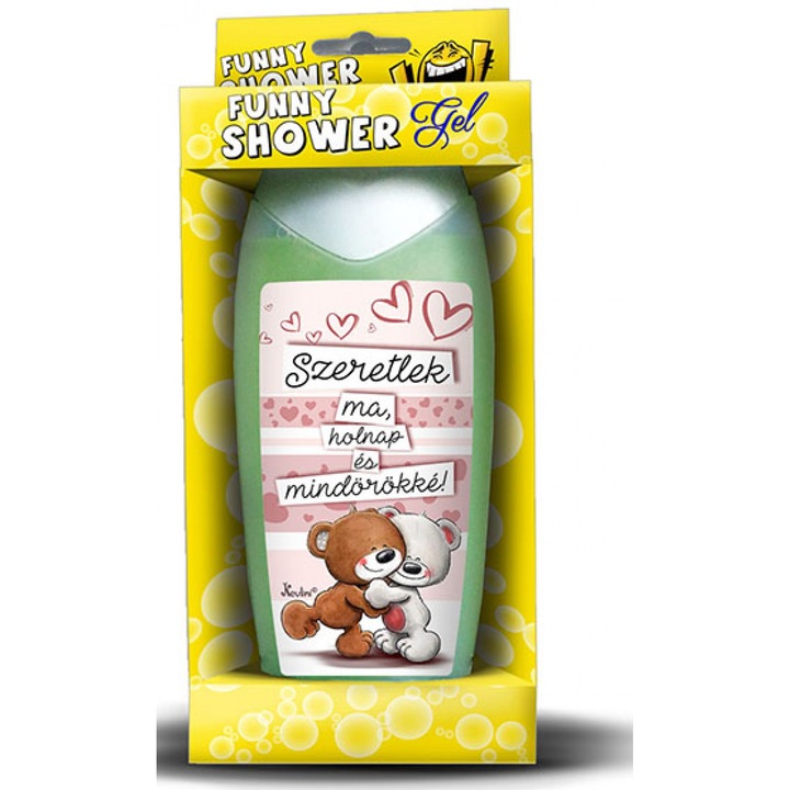 Vicces tusfürdő-Valentin napi ajándék-Szeretlek ma, holnap