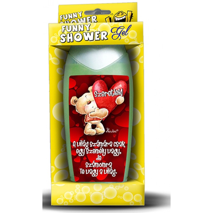 Vicces tusfürdő-Valentin napi ajándék-Szeretlek