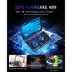 Мини лаптоп 8‑инчов 2‑в‑1, лаптоп с Windows 11, Intel N95 (до 3,4 GHz), 12 GB RAM, 512 GB SSD, HD сензорен екран, подсветена клавиатура, Wi‑Fi 6, USB‑C, лек преносим компютър за работа / деца / обучение