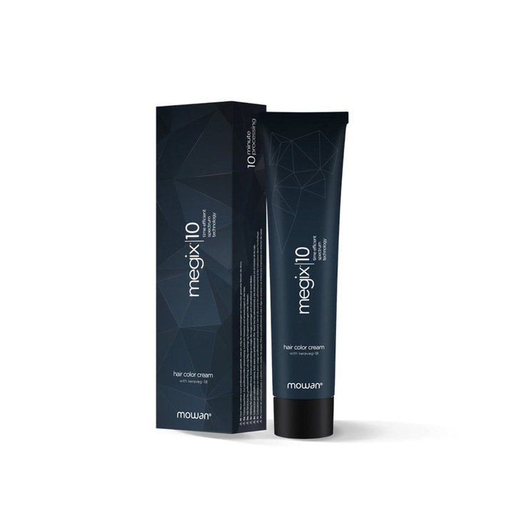 Vopsea de păr, Mowan, Megix10, blond închis neutru, 100 ml