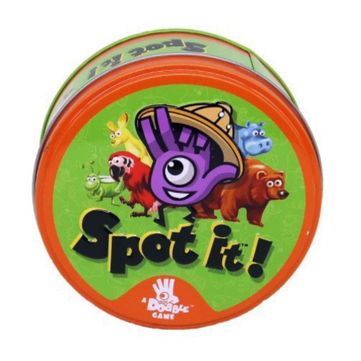 Társasjátékok, Különbségkereső, játékkészlet, fém doboz, 9-es stílus