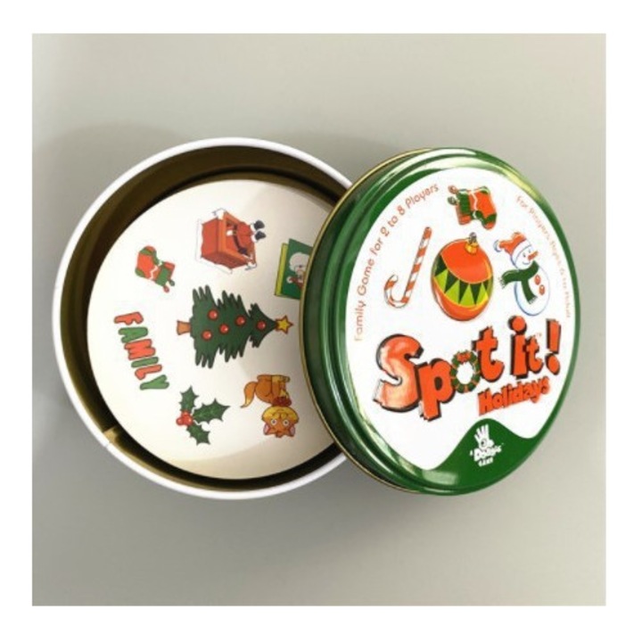 Társasjátékok, Különbségkereső, játékkártya készlet, fémdoboz – 1. stílus