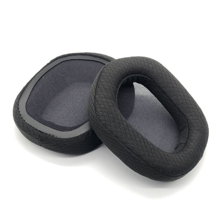 Set 2 Piese Perne pentru Casti, Negru, pentru Logitech G733/G335