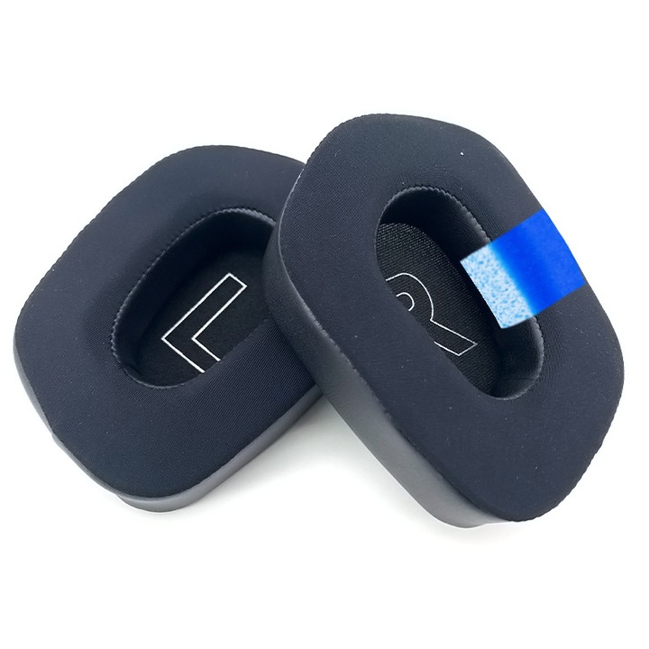 Set 2 Piese Perne pentru Casti, Negru, pentru Logitech G733/G335