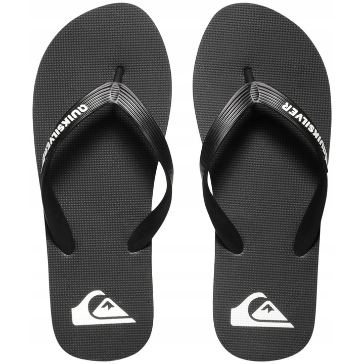 Slapi barbati Quiksilver, negru, material sintetic