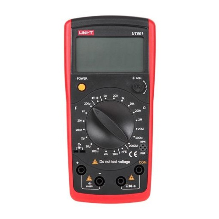 Multimetru UT601, Testare diode, Masurare continuitate, Masurare factor amplificare tranzistori - MIE0095