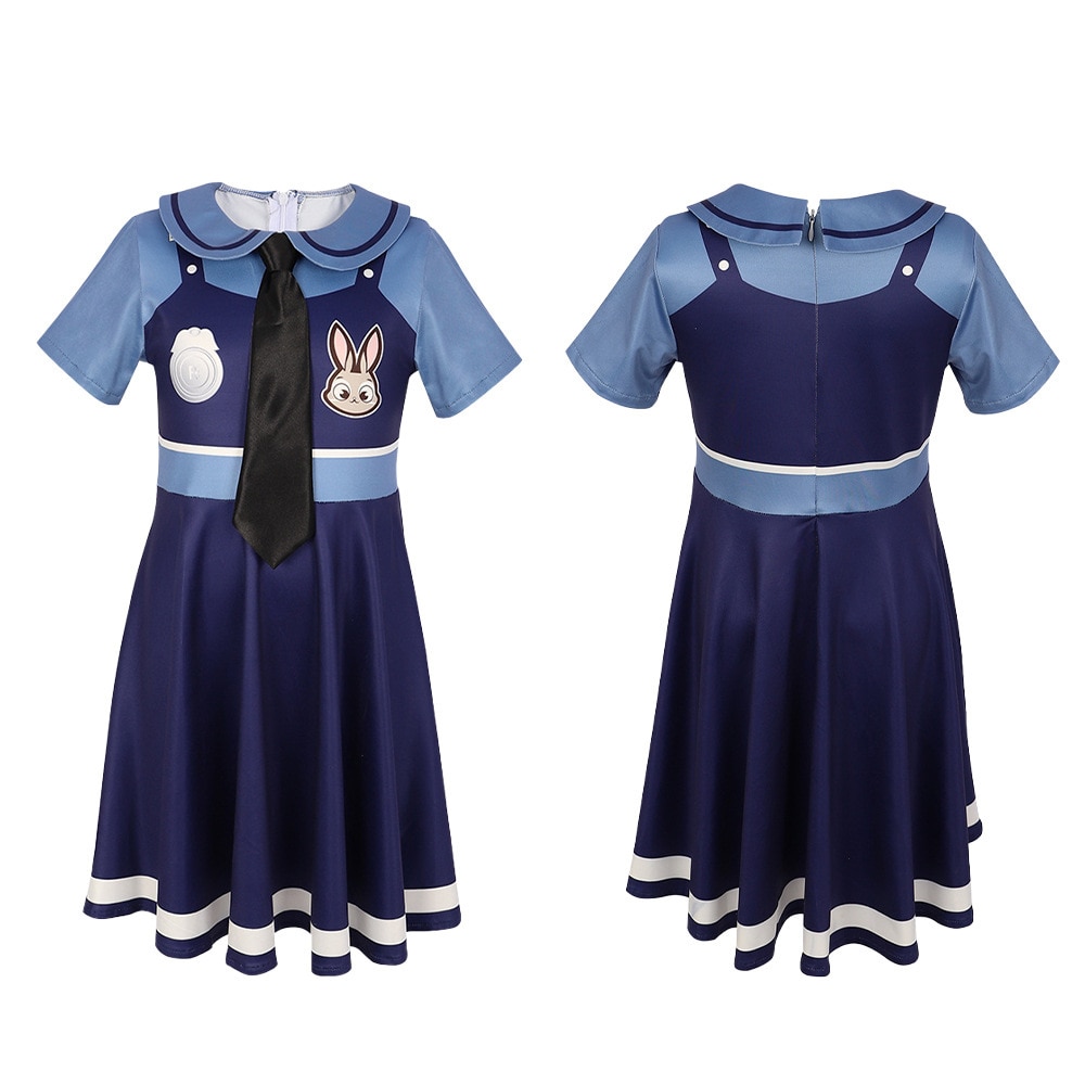 Costum de cosplay Zootopia 2, Judy Hopps si Nick Wilde, copii