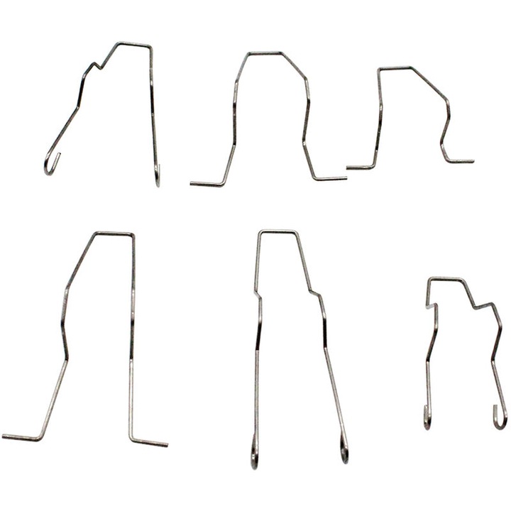 Set clips metal pentru prinderea becurilor H1 H4 H7, 6 bucati, 8x8x3cm